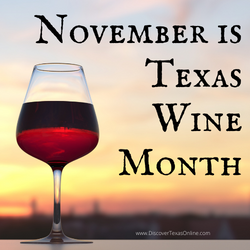 November is Texas Wine Month