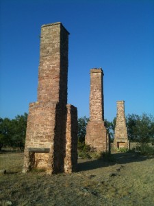 Fort Phantom Hill Chimneys