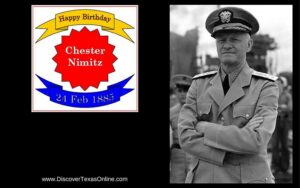 Happy Birthday, Admiral Chester Nimitz