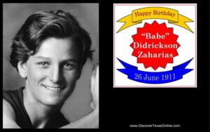 Happy Birthday, “Babe” Didrickson Zaharias!