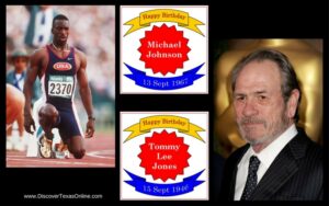 Happy Birthday, Tommy Lee Jones and Michael Johnson!