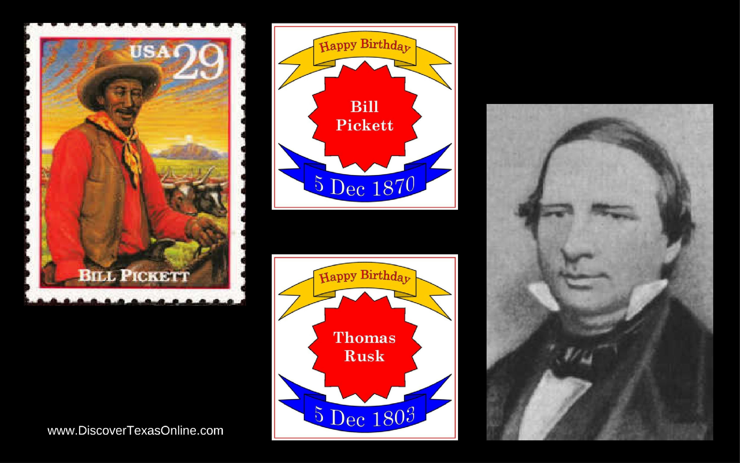 Happy Birthday, Thomas Rusk and Bill Pickett! – Discover Texas