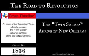 Road to Revolution: The “Twin Sisters”