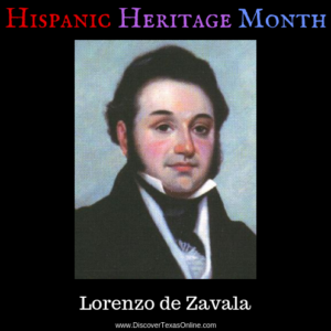 Lorenzo de Zavala – Vice President of the Texas Republic