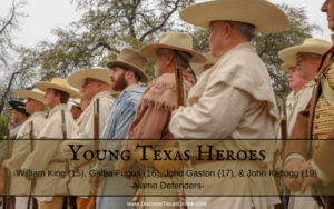 Young Texas Heroes – 4 Teens at the Alamo
