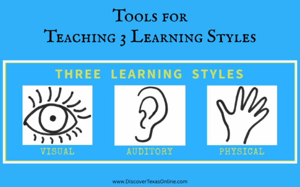 Tools for Teaching to the 3 Learning Styles – Discover Texas